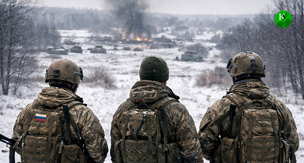 Военнослужащие. Иллюстрация создана "Кавказским узлом" при помощи ИИ в программе Copilot Военнослужащие. Иллюстрация создана "Кавказским узлом" при помощи ИИ в программе Copilot