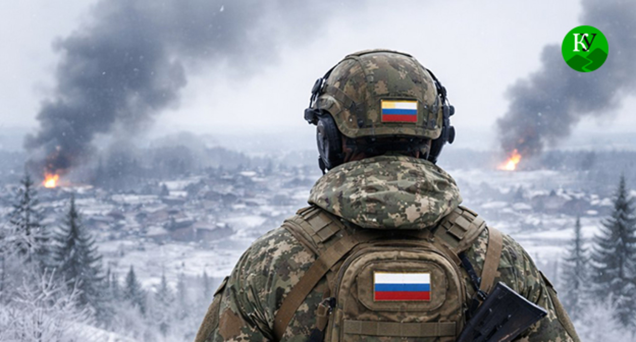 Военнослужащий. Иллюстрация создана "Кавказким узлом" при помощи ИИ в программе Copilot