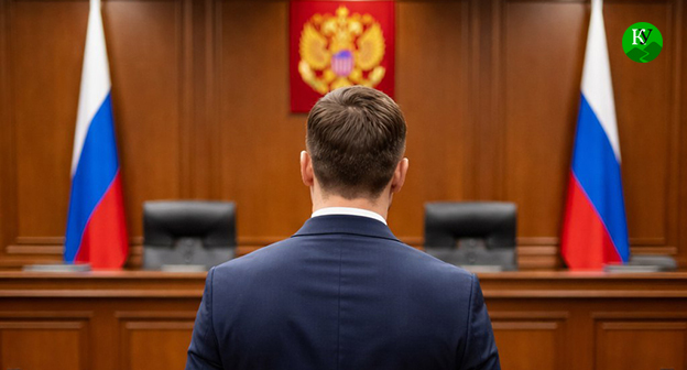 Мужчина в зале суда. Иллюстрация создана "Кавказским узлом" при помощи ИИ в программе Copilot Мужчина в зале суда. Иллюстрация создана "Кавказским узлом" при помощи ИИ в программе Copilot