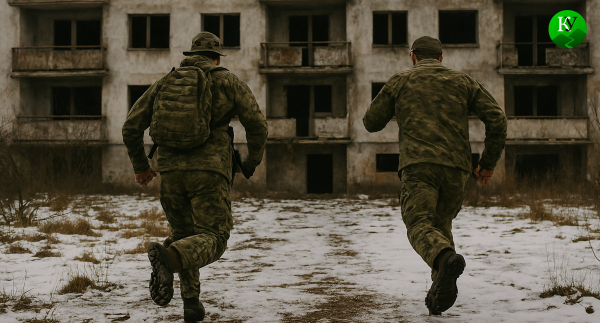 Военные на СВО. Иллюстрация создана «Кавказским узлом» с помощью ИИ в программе Copilot