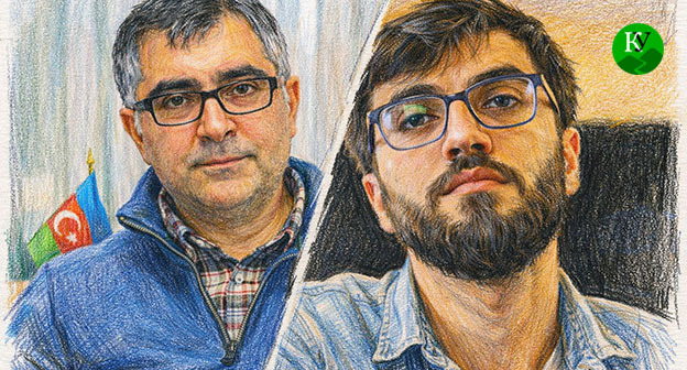 Анар Мамедли (слева) и Анар Абдуллы. Иллюстрация создана "Кавказским узлом" при помощи ИИ в программе Copilot Анар Мамедли (слева) и Анар Абдуллы. Иллюстрация создана "Кавказским узлом" при помощи ИИ в программе Copilot