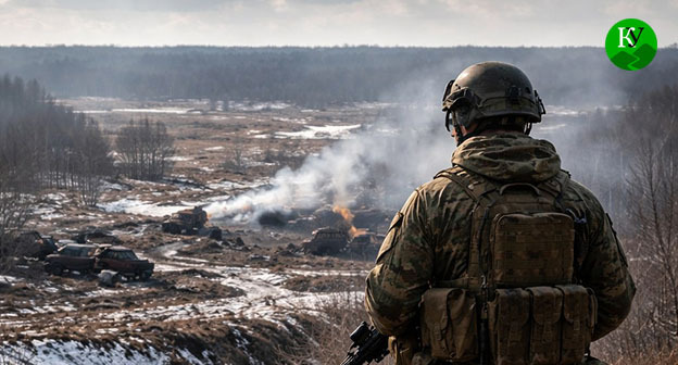 Военнослужащий. Иллюстрация создана "Кавказским узлом" при помощи ИИ в программе Copilot Военнослужащий. Иллюстрация создана "Кавказским узлом" при помощи ИИ в программе Copilot