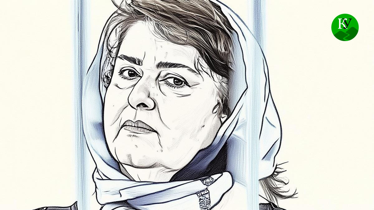 Зарема Мусаева. Иллюстрация создана "Кавказским узлом" при помощи ИИ в программе Copilot