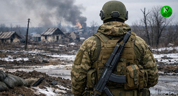 Военнослужащий. Иллюстрация создана "Кавказским узлом" при помощи ИИ в программе Copilot Военнослужащий. Иллюстрация создана "Кавказским узлом" при помощи ИИ в программе Copilot