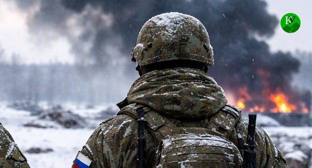 Военнослужащий. Иллюстрация создана "Кавказским узлом" при помощи ИИ в программе Copilot Военнослужащий. Иллюстрация создана "Кавказским узлом" при помощи ИИ в программе Copilot