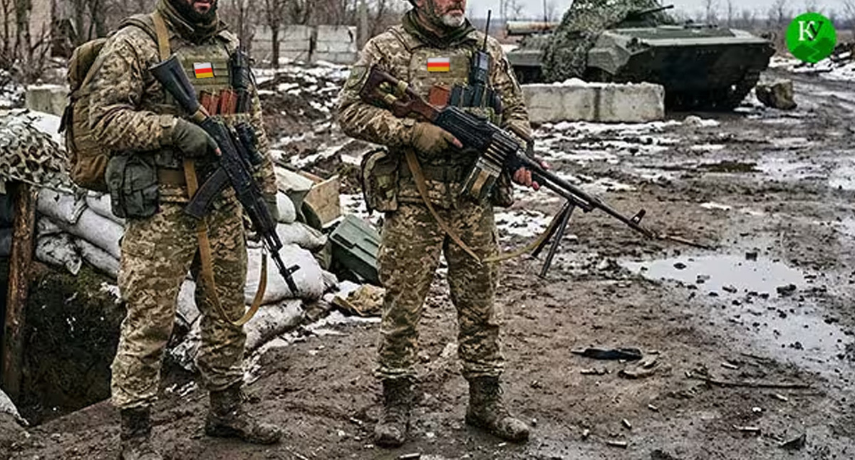 Военнослужащие. Иллюстрация создана "Кавказским узлом" при помощи ИИ в программе Copilot Военнослужащие. Иллюстрация создана "Кавказским узлом" при помощи ИИ в программе Copilot