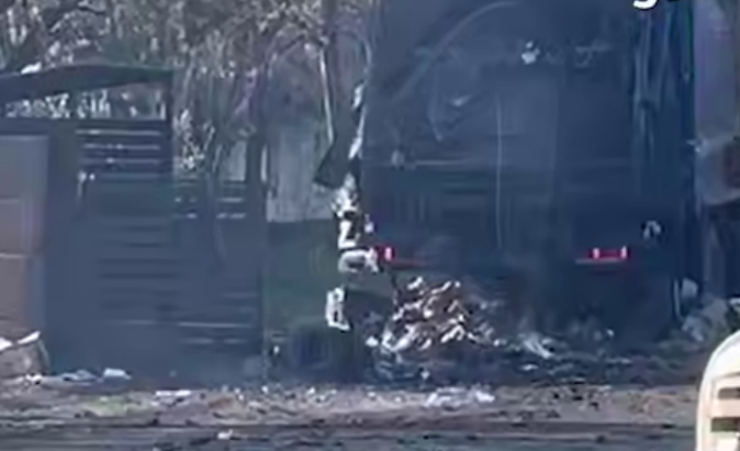 Место взрыва во Владикавказе. Скриншот фото Mash Gor от 17.04.26, https://t.me/mash_gor/10321. Место взрыва во Владикавказе. Скриншот фото Mash Gor от 17.04.26, https://t.me/mash_gor/10321.
