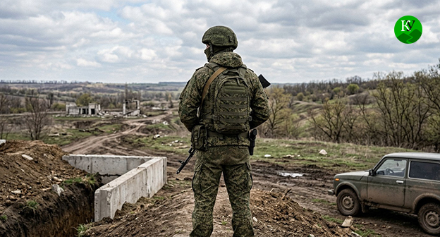 Военнослужащий. Иллюстрация создана "Кавказским узлом" при помощи ИИ в программе Copilot Военнослужащий. Иллюстрация создана "Кавказским узлом" при помощи ИИ в программе Copilot