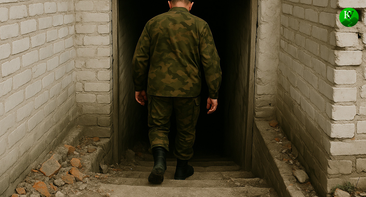 Военный на СВО. Иллюстрация создана «Кавказским узлом» с помощью ИИ в программе Copilot
