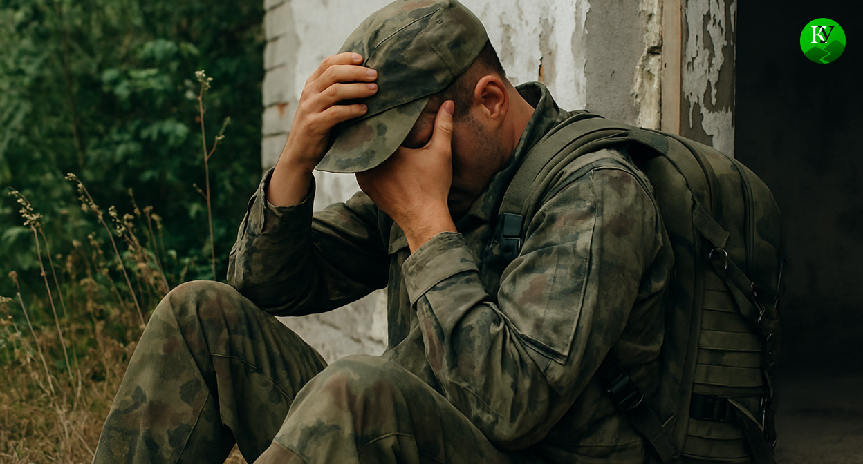 Военный на СВО. Иллюстрация создана «Кавказским узлом» с помощью ИИ в программе Copilot