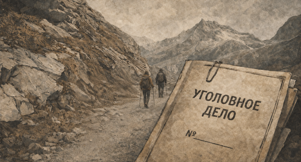 На Клухорском перевале. Иллюстрация создана "Кавказским узлом" при помощи ИИ в программе Copilot
