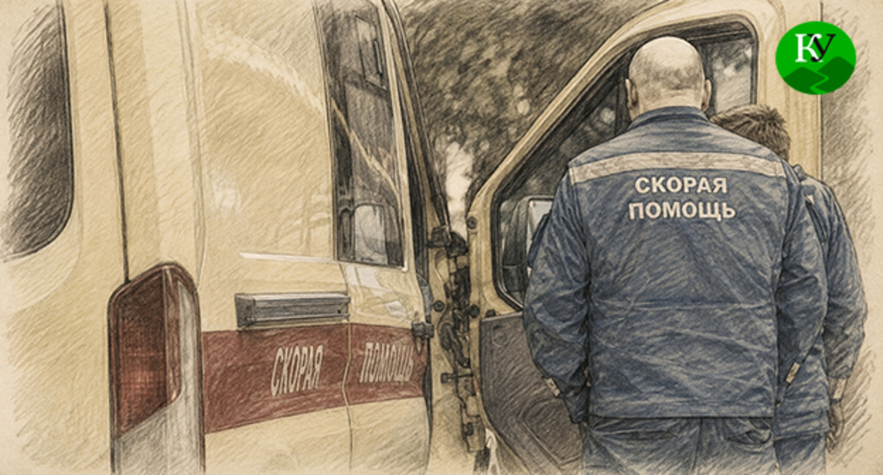 Скорая помощь. Иллюстрация создана "Кавказским узлом" при помощи ИИ в программе Copilot