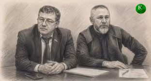 Халид Накаев (слева) и Исмаил Денильханов. Иллюстрация создана 