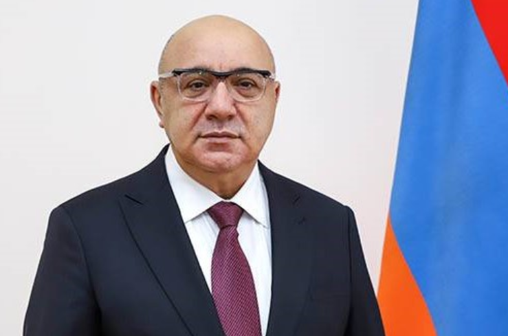 Гурген Арсенян. Скриншот фото с сайта посольства https://russia.mfa.am/ru/ambassador/