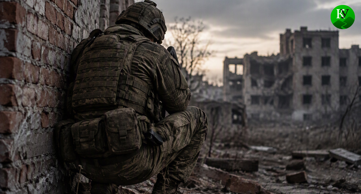 Военный на СВО. Иллюстрация создана «Кавказским узлом» с помощью ИИ в программе Copilot Военный на СВО. Иллюстрация создана «Кавказским узлом» с помощью ИИ в программе Copilot