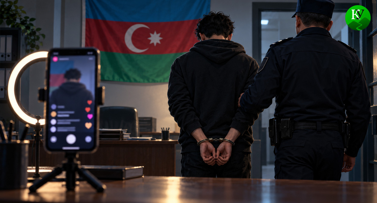 Задержание блогера. Иллюстрация создана «Кавказским узлом» с помощью ИИ в программе Copilot Задержание блогера. Иллюстрация создана «Кавказским узлом» с помощью ИИ в программе Copilot
