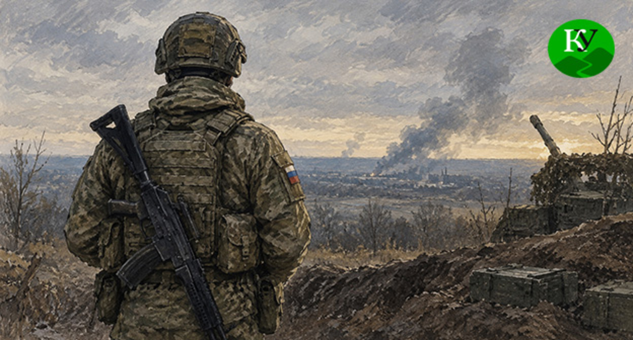 Военнослужащий. Иллюстрация создана "Кавказским узлом" при помощи ИИ в программе Copilot Военнослужащий. Иллюстрация создана "Кавказским узлом" при помощи ИИ в программе Copilot