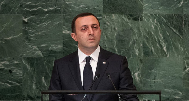 Ираклий Гарибашвили. Скриншот видео https://news.un.org/ru/story/2022/09/1432201