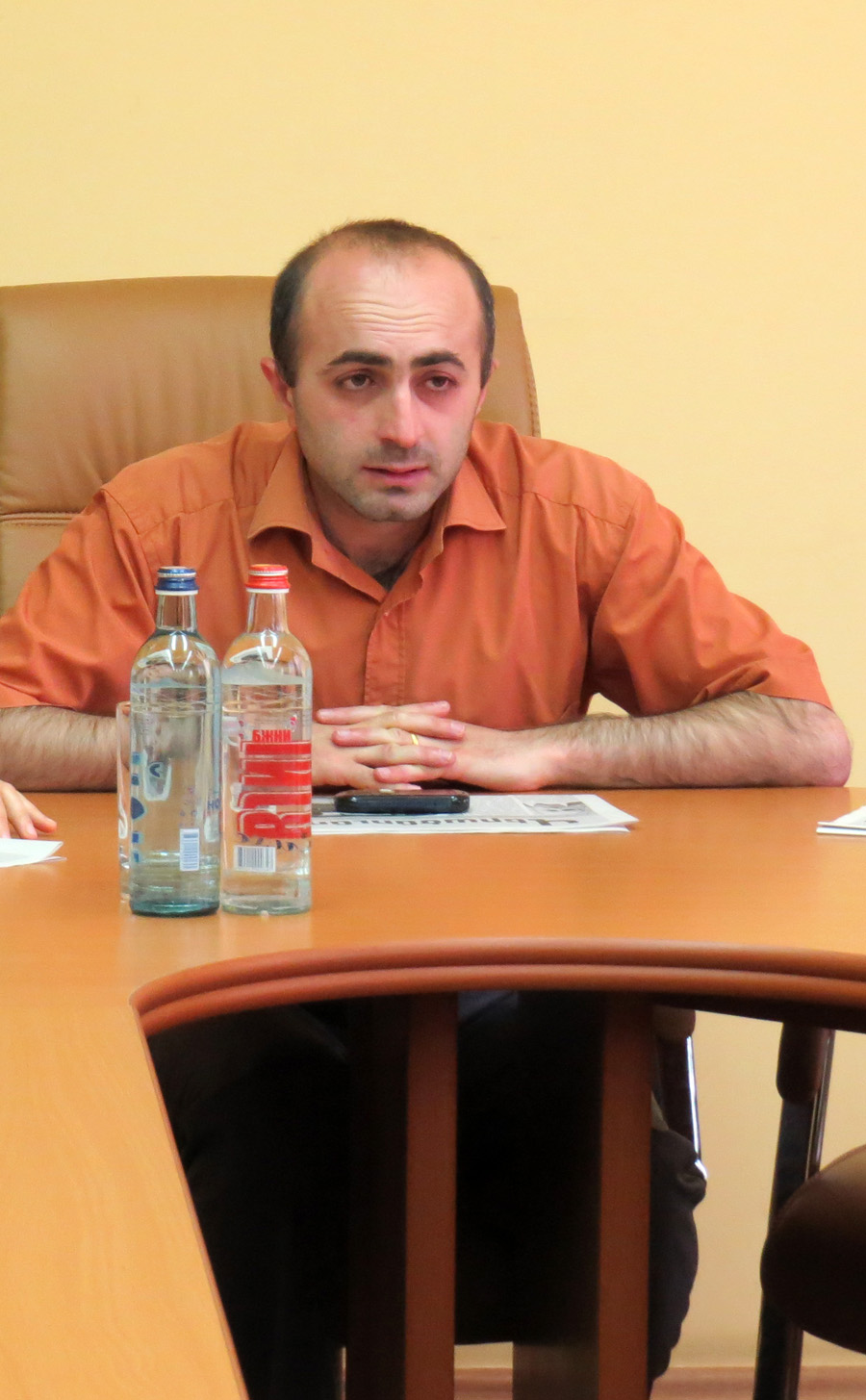 Айк Ханумян, председатель партии &laquo;Национальное Возрождение&raquo;.