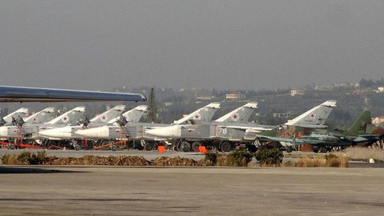 Российские военные самолёты в Сирии. Российские военные самолёты в Сирии.