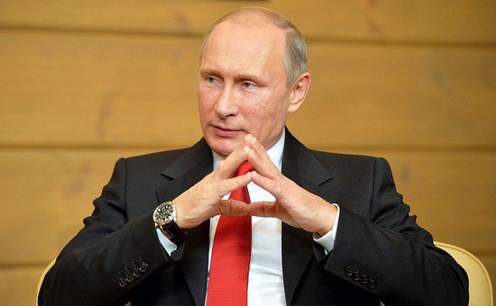 В. Путин, президент РФ. В. Путин, президент РФ.