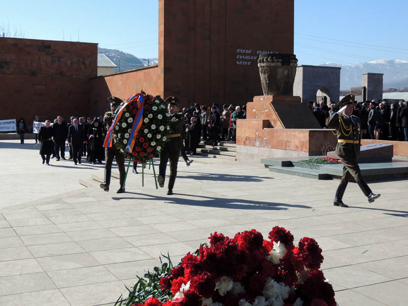 Степанакерт. Мемориальный комплекс. 28.02.2017 г. Степанакерт. Мемориальный комплекс. 28.02.2017 г.